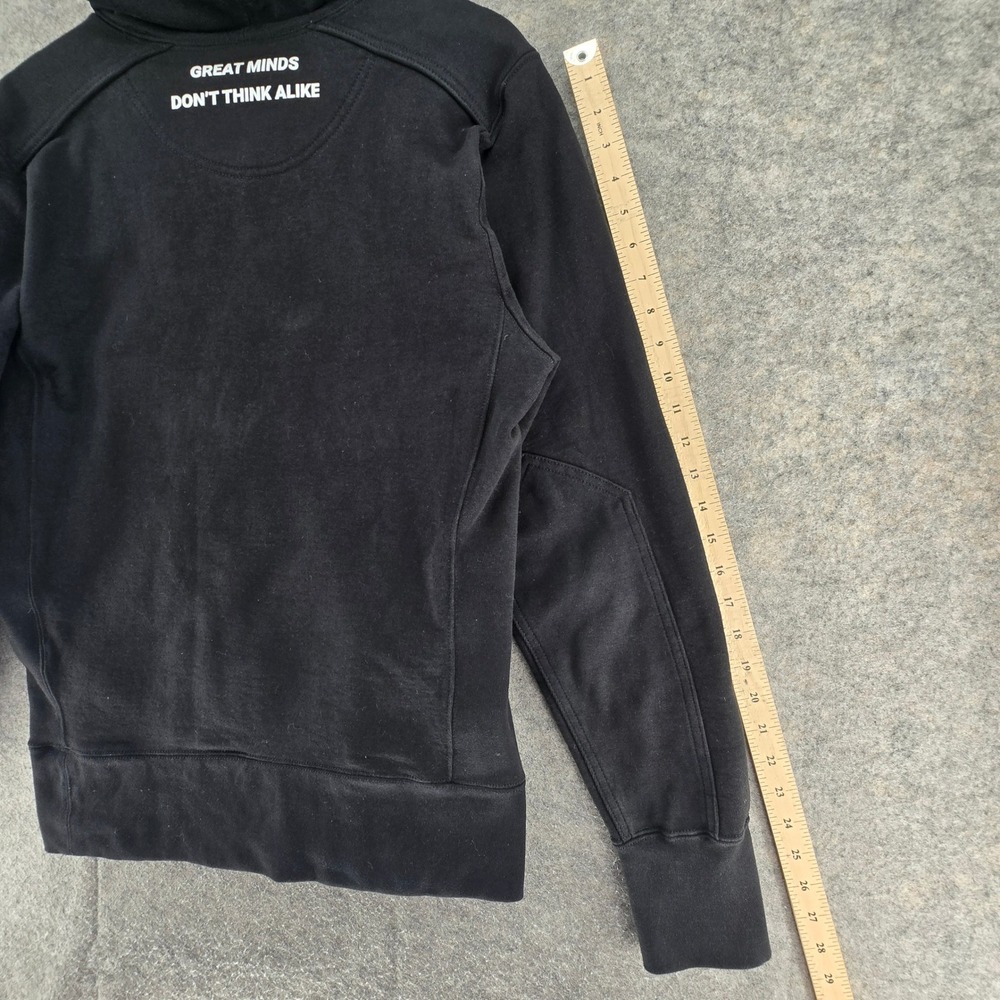 American Giant Hoodie Mens Small Black Cotton Pullover Heavyweight Made in USA - Picture 5 of 14